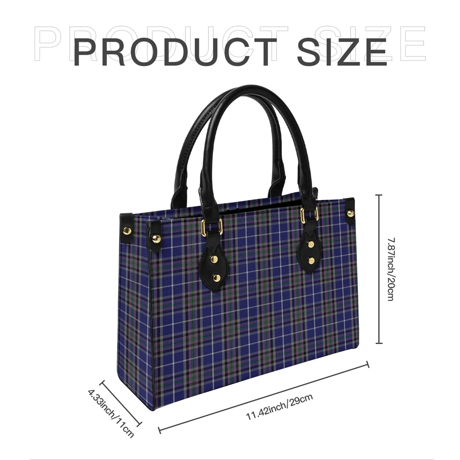 Alexander of Menstry Tartan Leather Bag
