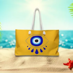 Always Protected Yellow Beach Bag