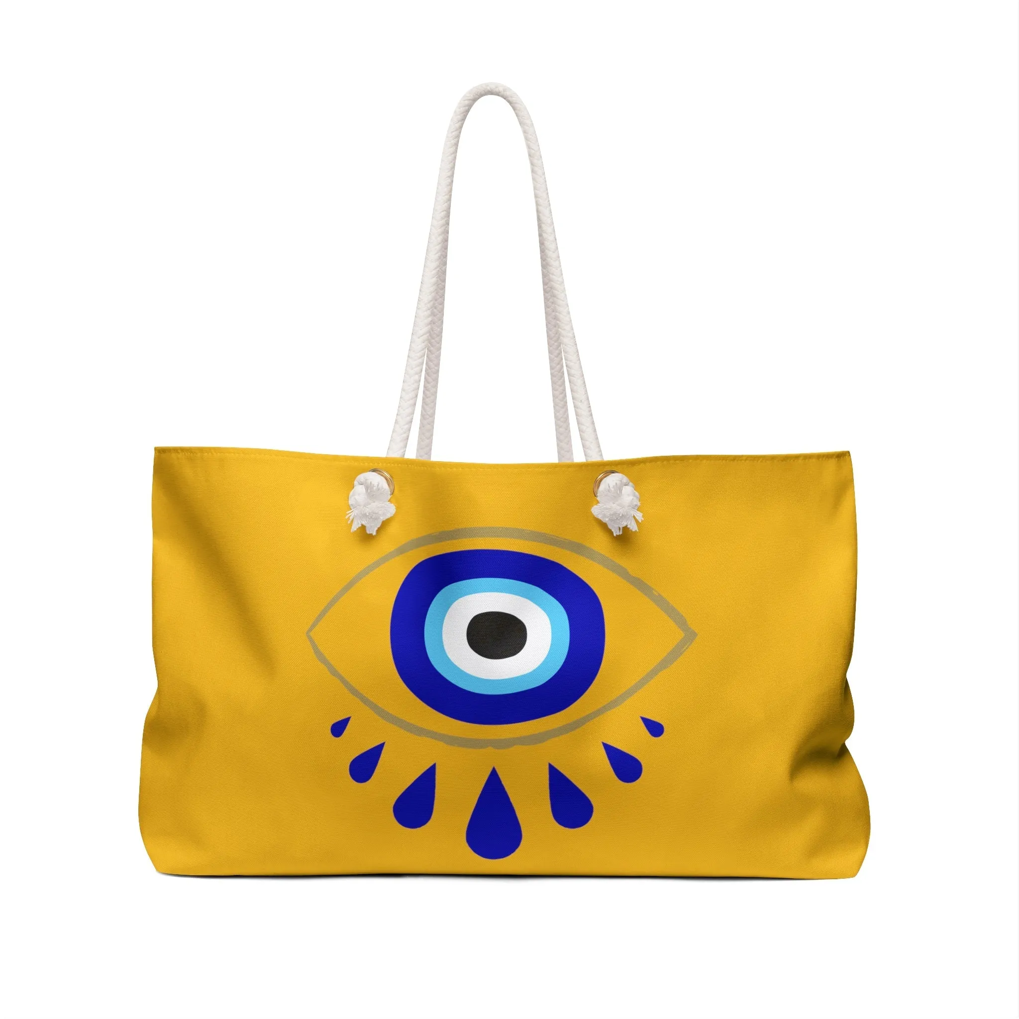 Always Protected Yellow Beach Bag