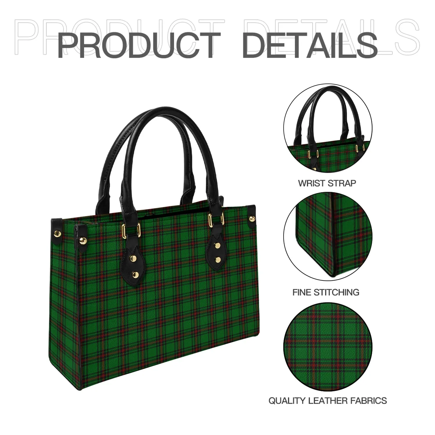 Beveridge Tartan Leather Bag