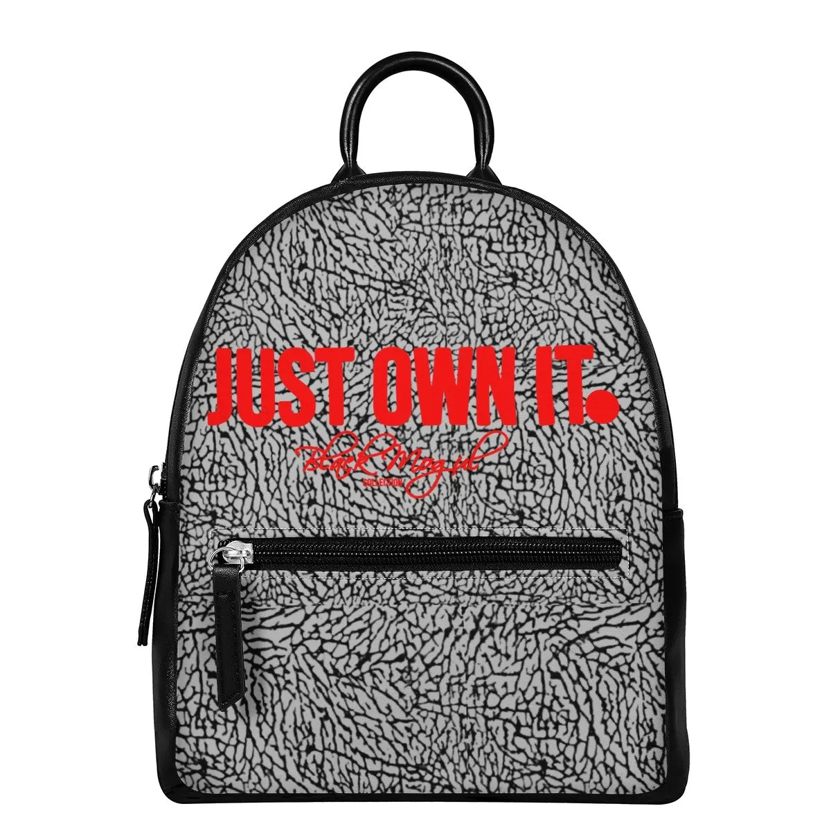 Black Mogul Just Own It Elephant Leather Backpack