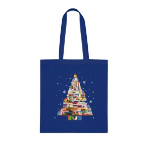 Books Christmas Tree Tote Bag
