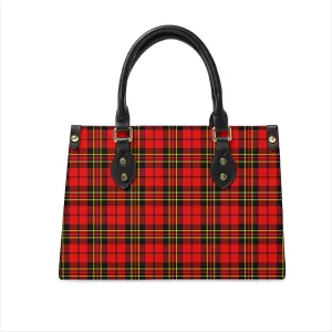 Brodie Modern Tartan Leather Bag