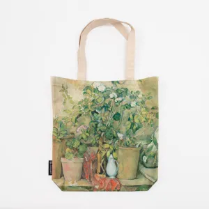Cezanne "Terracotta Pots and Flowers" Paperblanks canvas tote