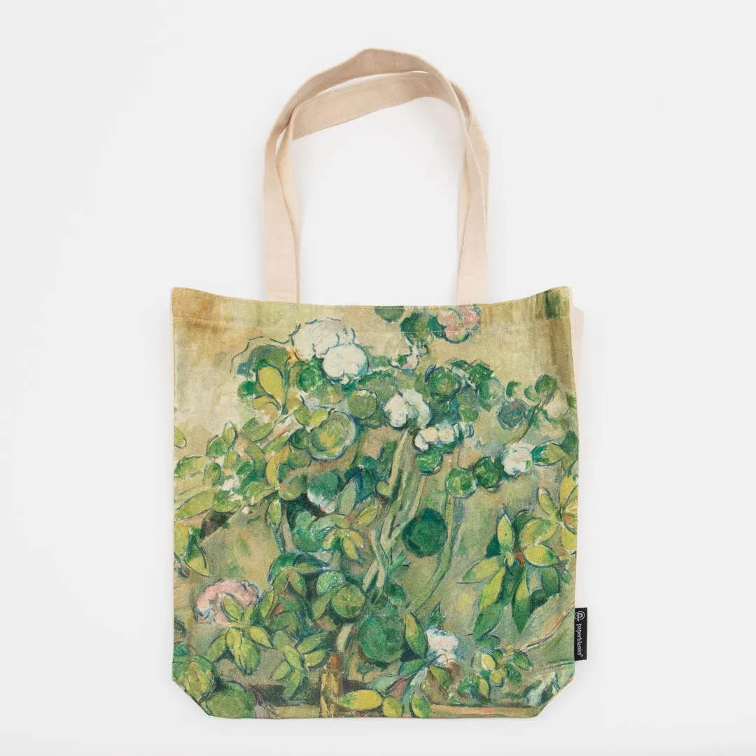 Cezanne "Terracotta Pots and Flowers" Paperblanks canvas tote
