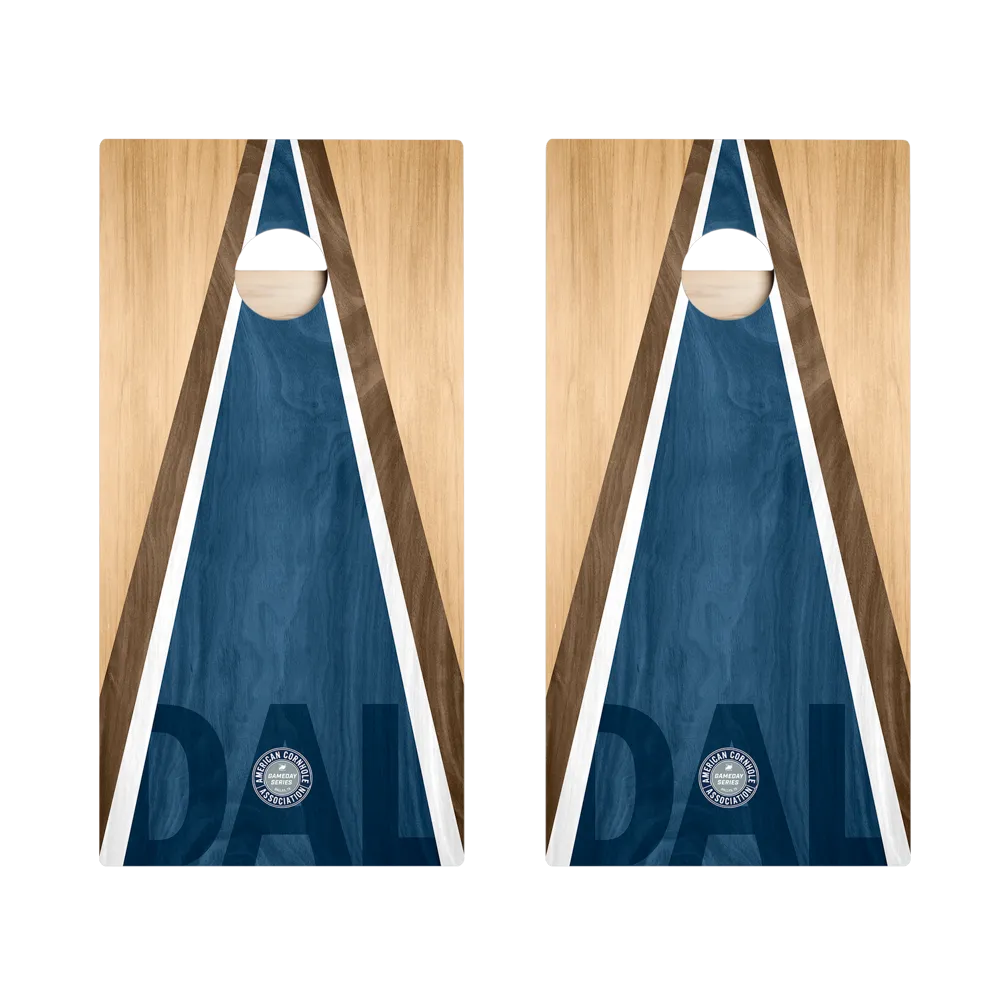 Dallas Football Gameday Classic Triangle Star Cornhole Boards
