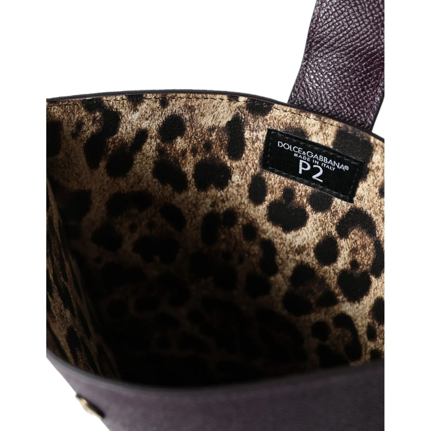 Dolce & Gabbana Elegant Leather Tablet Pouch in Rich Brown