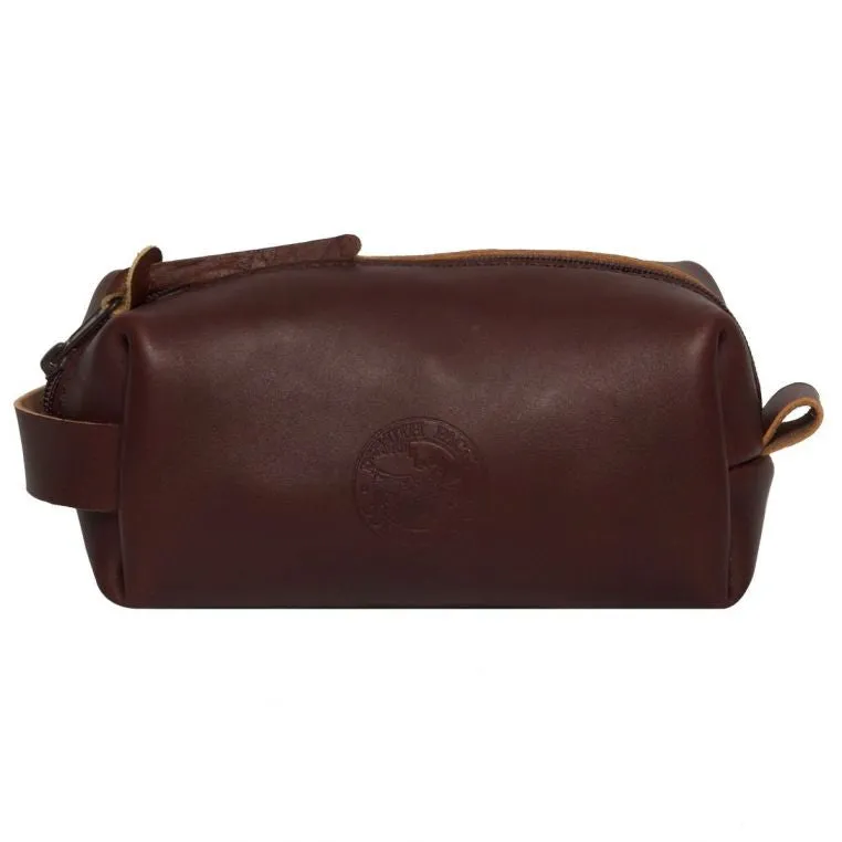 Duluth Pack Small Leather Travel Kit Bag