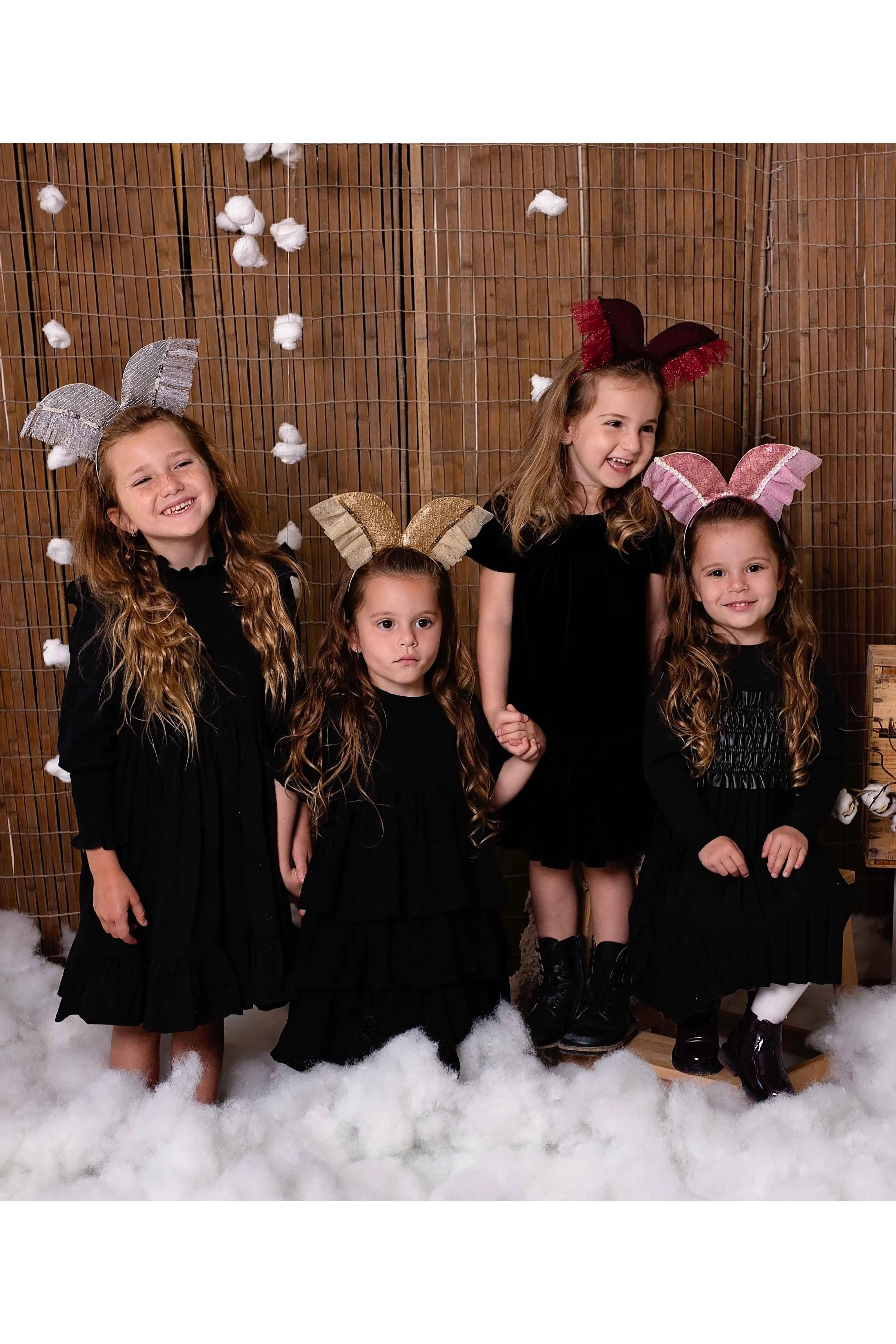 Elegant Butterfly Headband - Gold