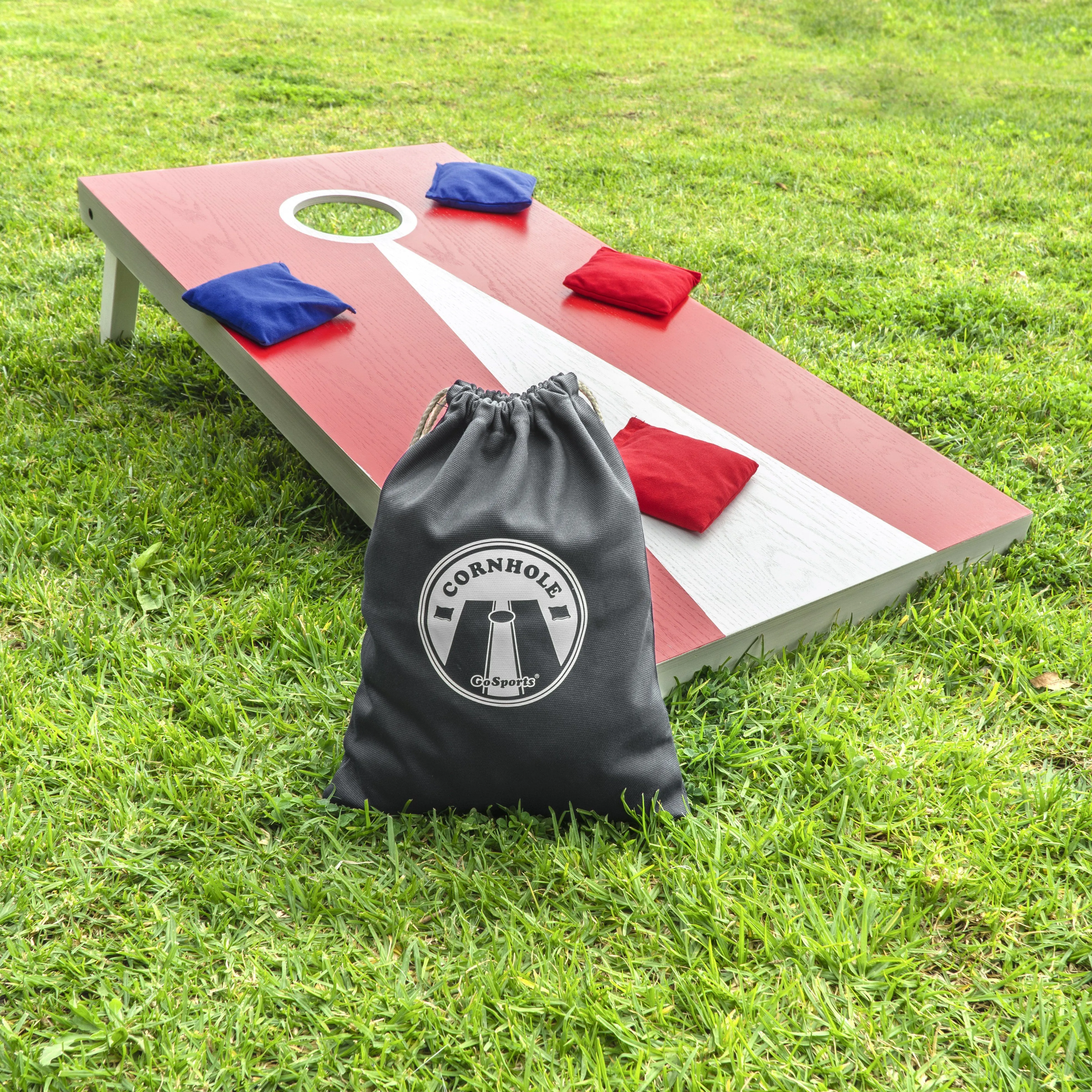 GoSports Cornhole Bean Bag Tote Carry Case - Gray