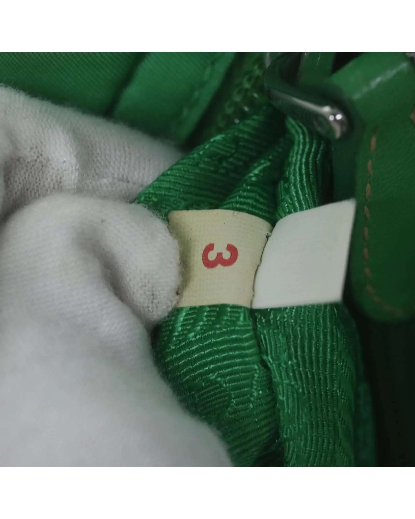 Green Nylon Shoulder Bag by Prada