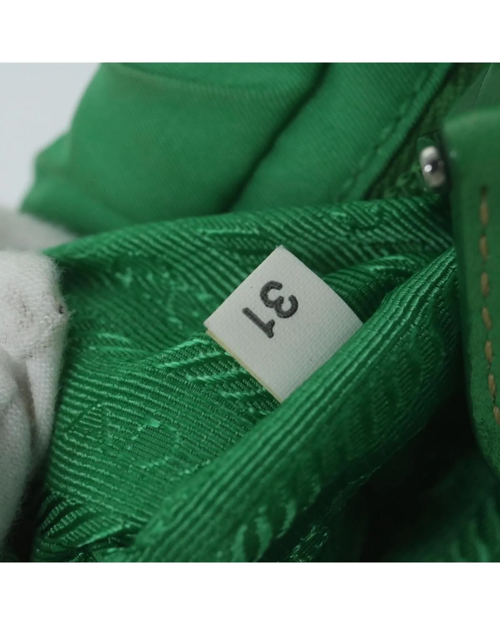 Green Nylon Shoulder Bag by Prada