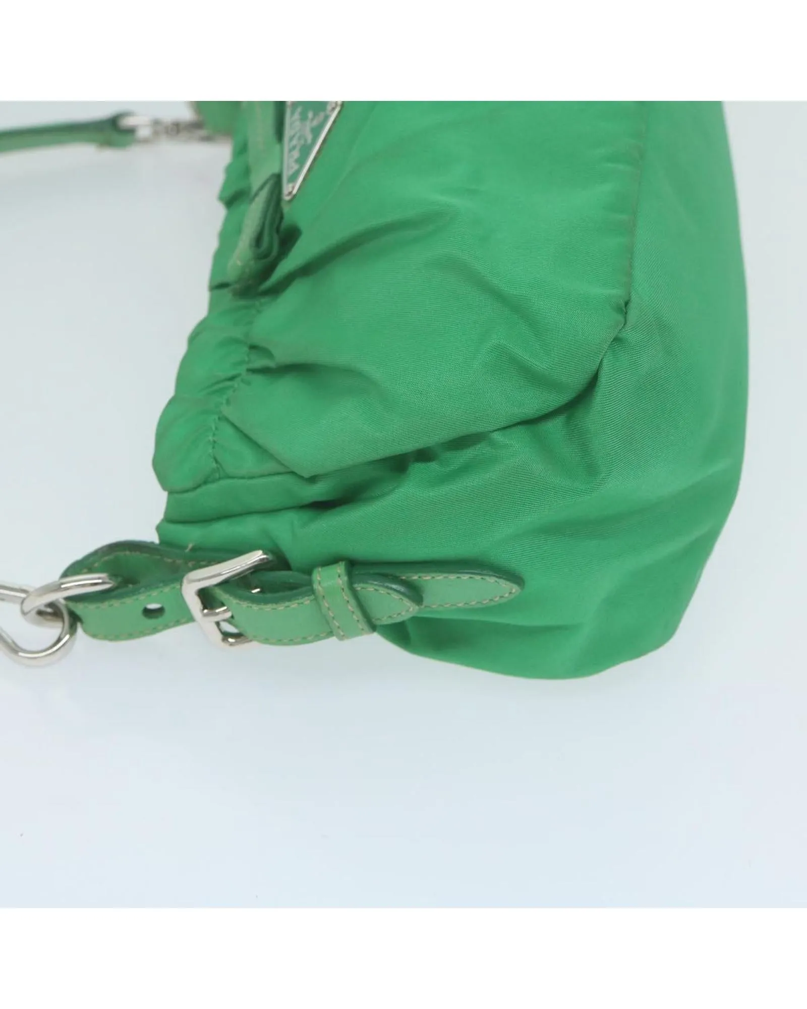 Green Nylon Shoulder Bag by Prada