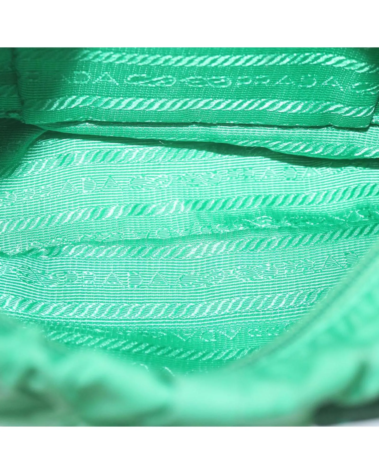 Green Nylon Shoulder Bag by Prada