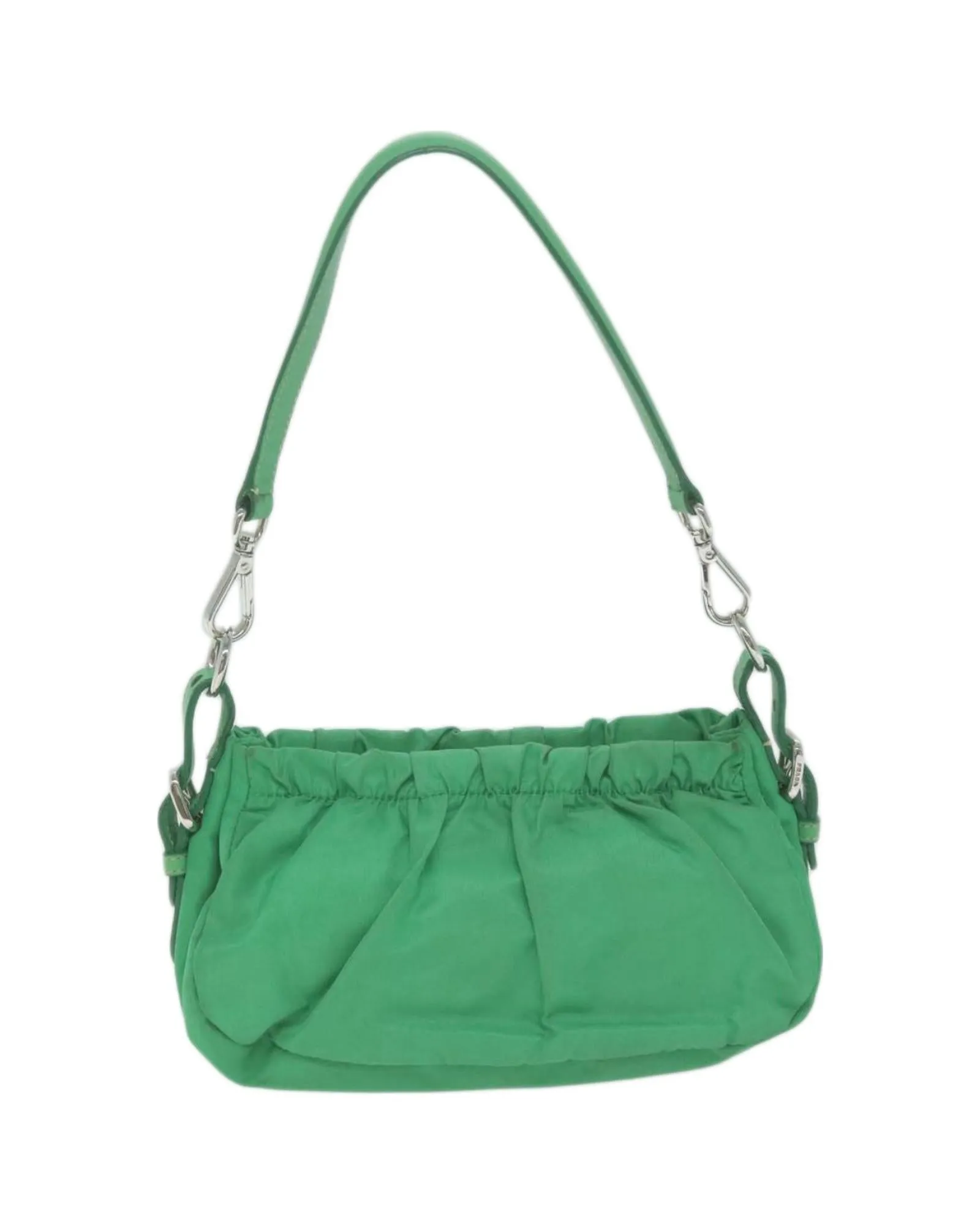 Green Nylon Shoulder Bag by Prada
