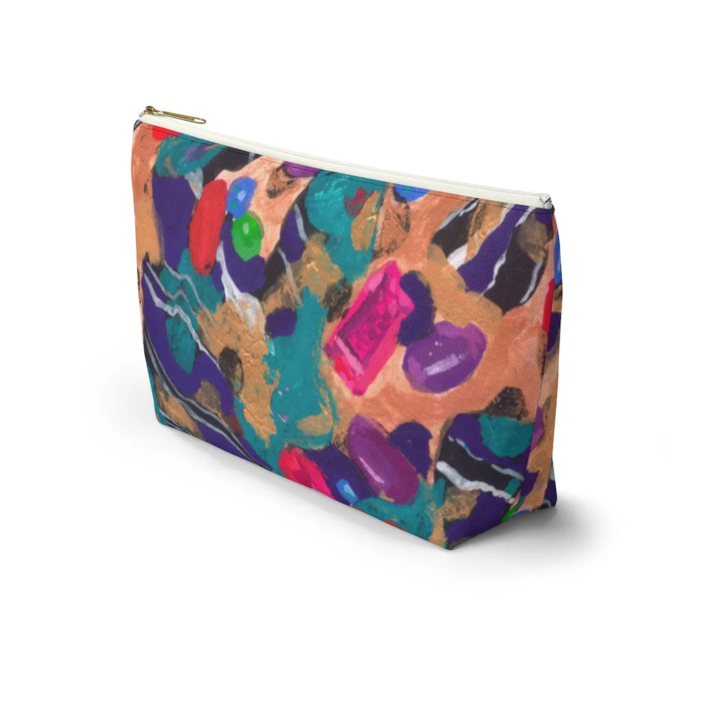 Jelly Bean Accessory Pouch w T-bottom