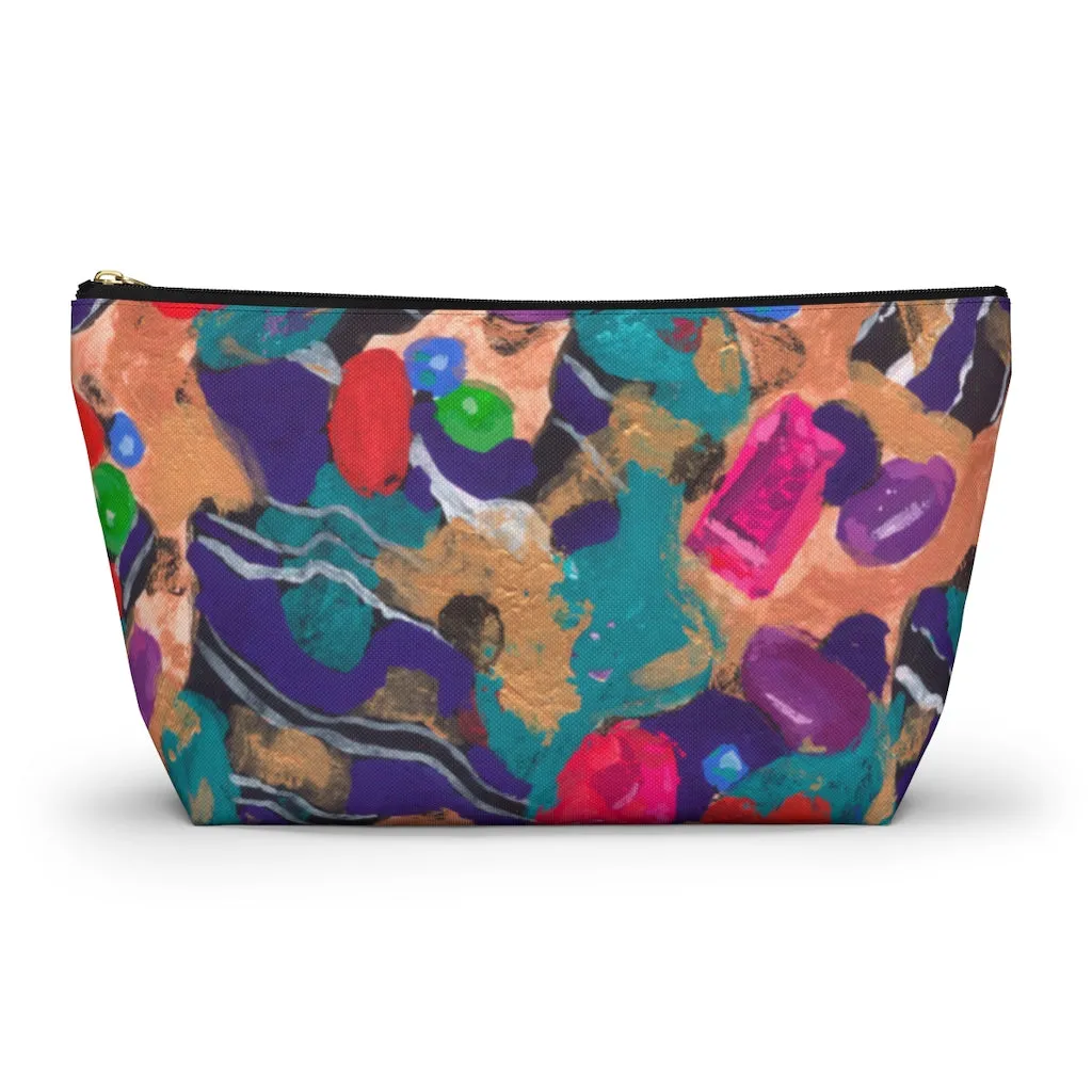 Jelly Bean Accessory Pouch w T-bottom