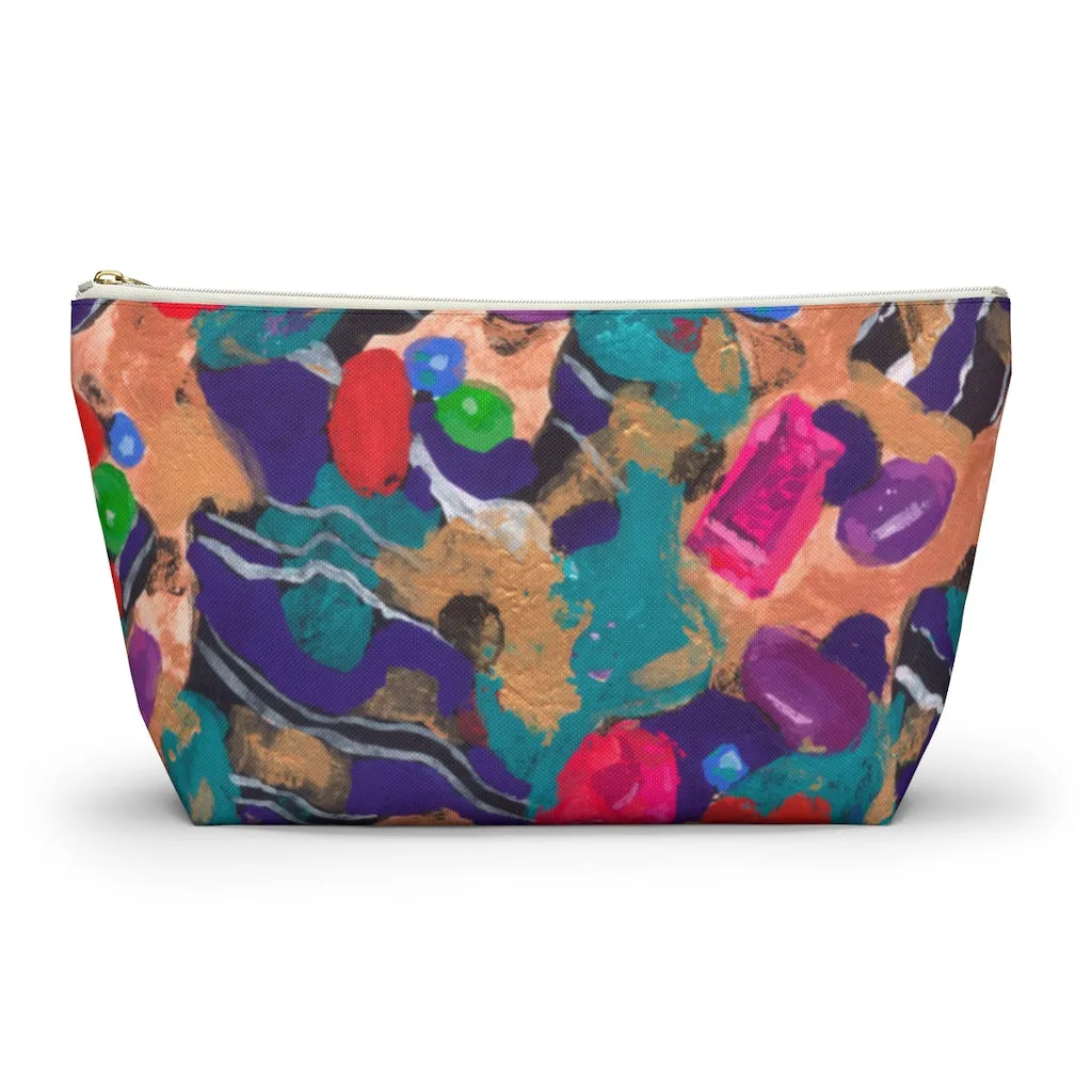 Jelly Bean Accessory Pouch w T-bottom