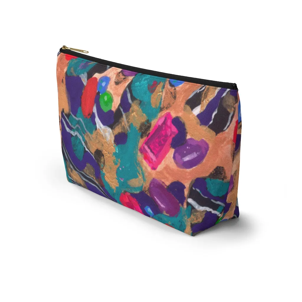 Jelly Bean Accessory Pouch w T-bottom