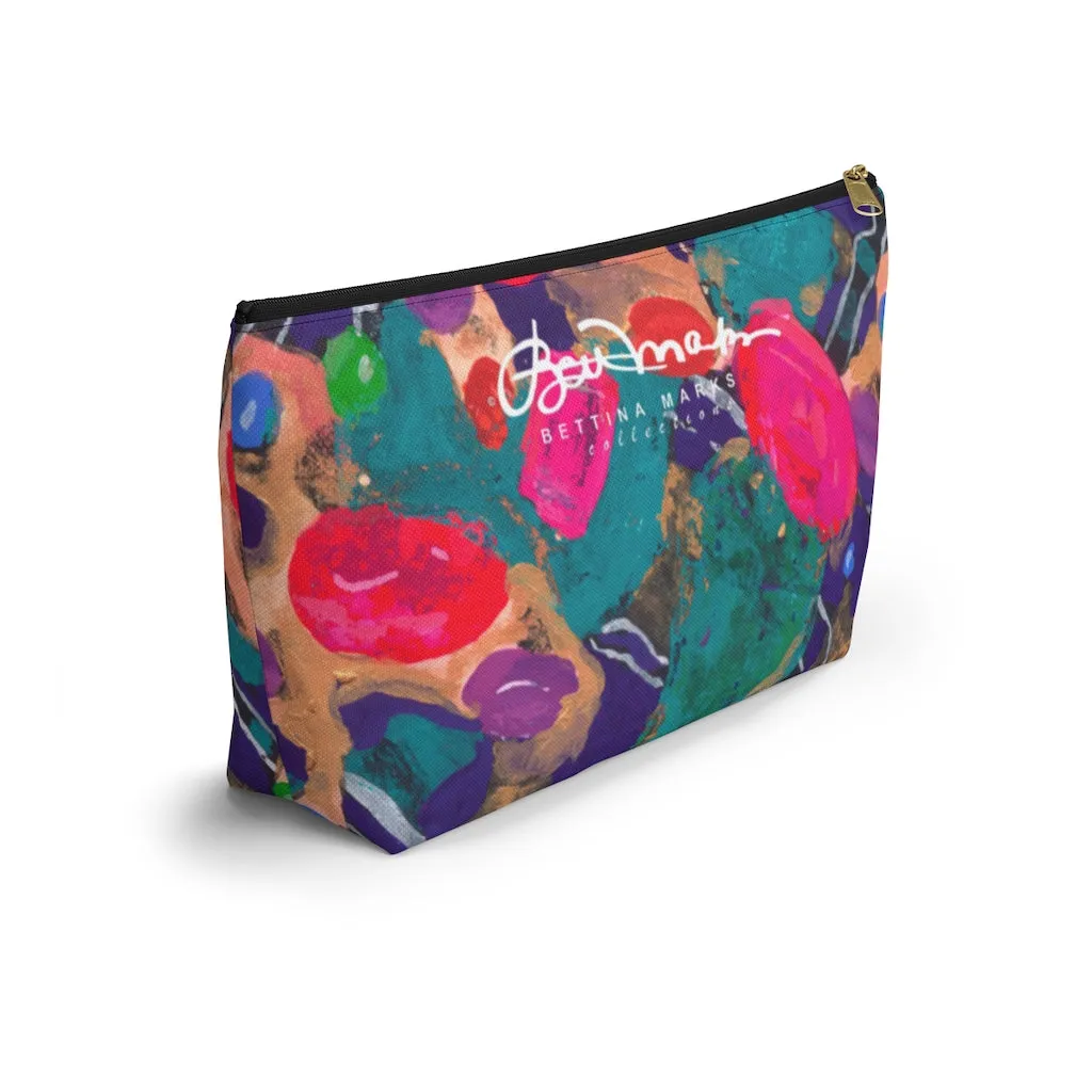 Jelly Bean Accessory Pouch w T-bottom
