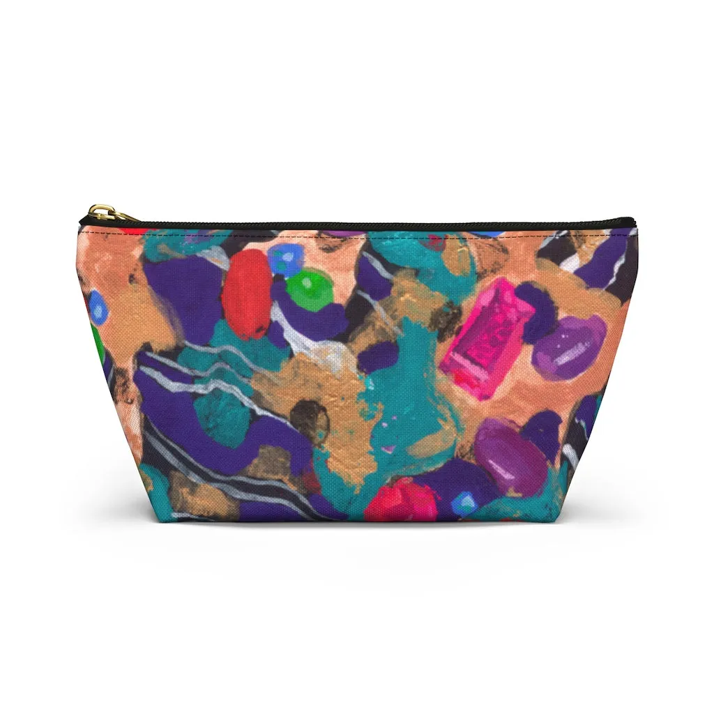 Jelly Bean Accessory Pouch w T-bottom