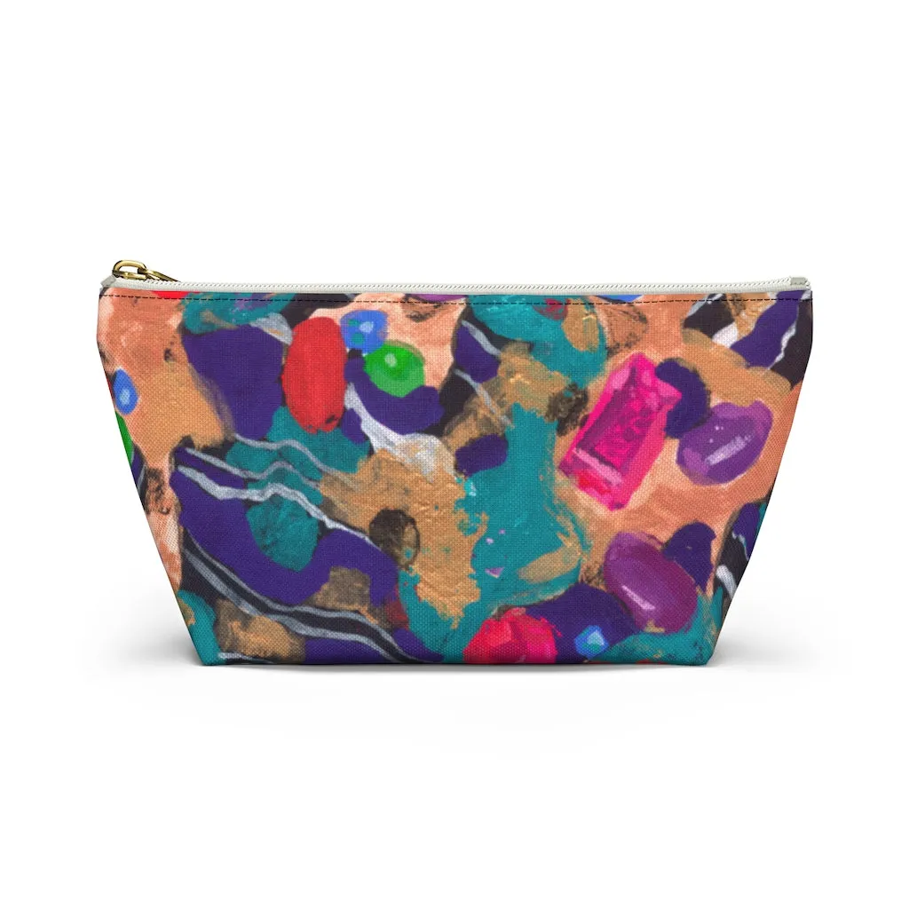 Jelly Bean Accessory Pouch w T-bottom