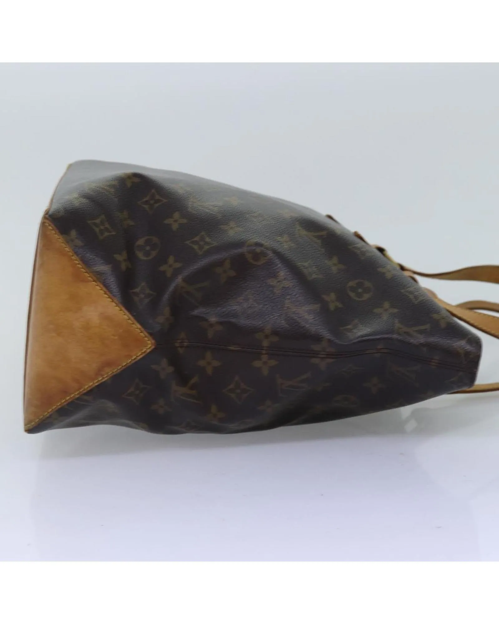 LOUIS VUITTON Lockme II Monogram Canvas Tote Bag Brown
