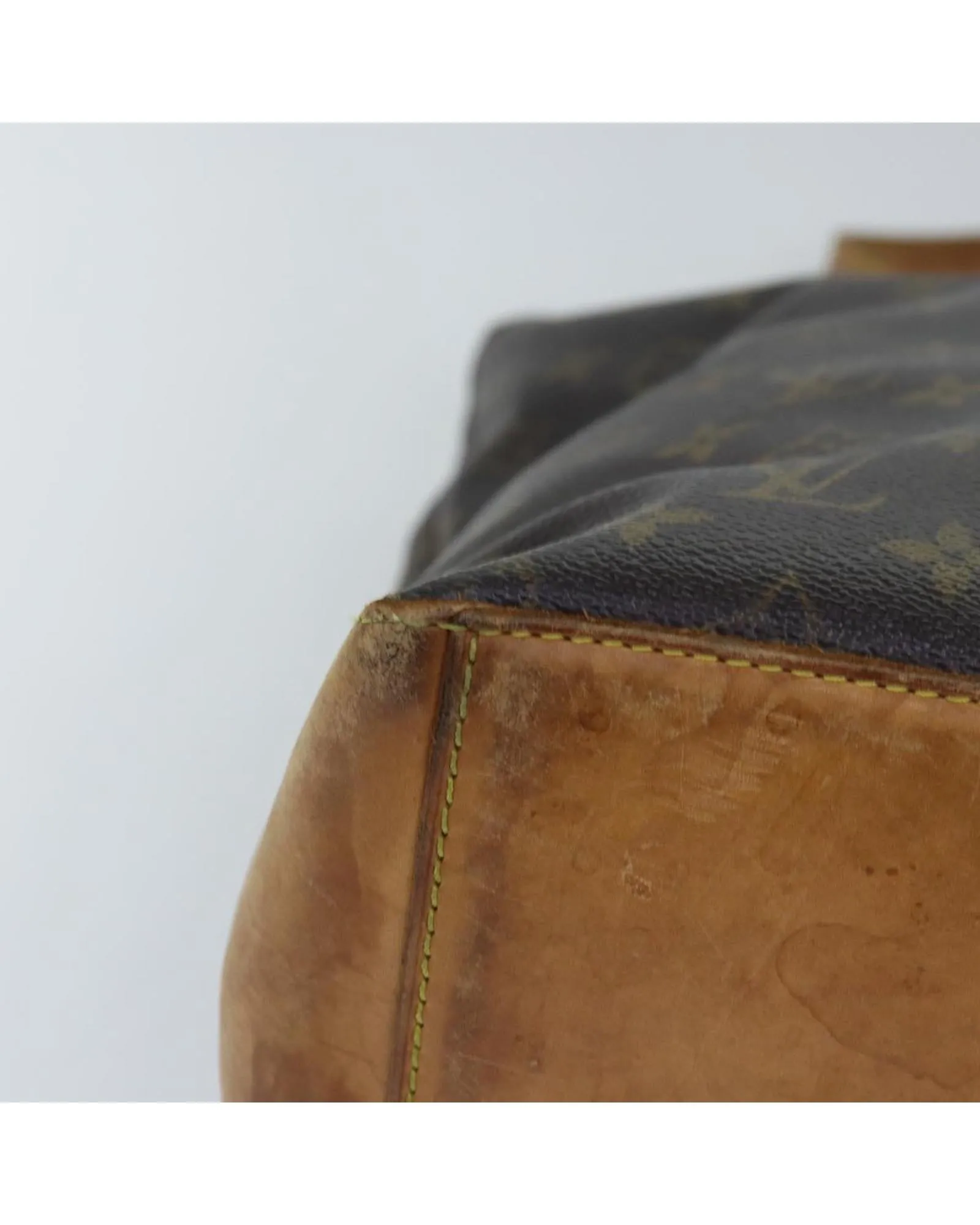 LOUIS VUITTON Lockme II Monogram Canvas Tote Bag Brown