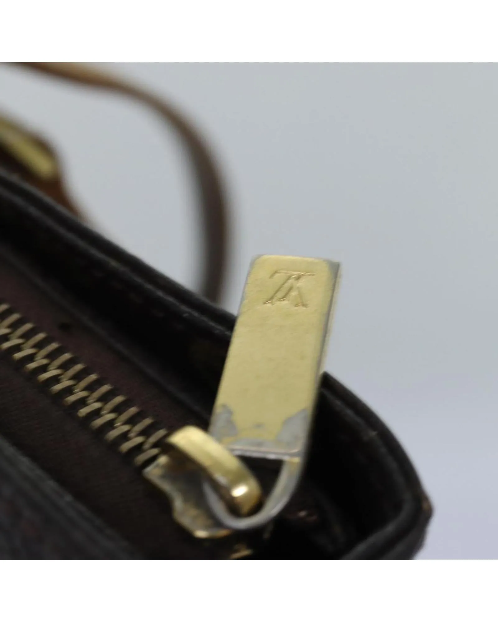 LOUIS VUITTON Lockme II Monogram Canvas Tote Bag Brown