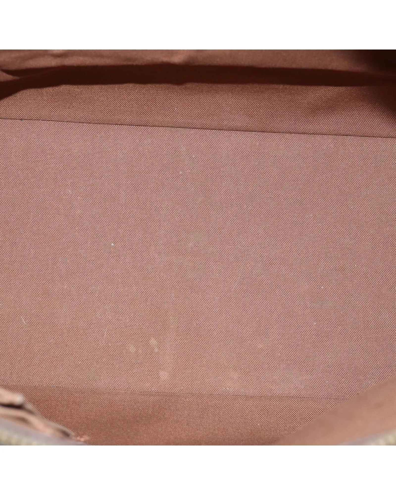 LOUIS VUITTON Lockme II Monogram Canvas Tote Bag Brown