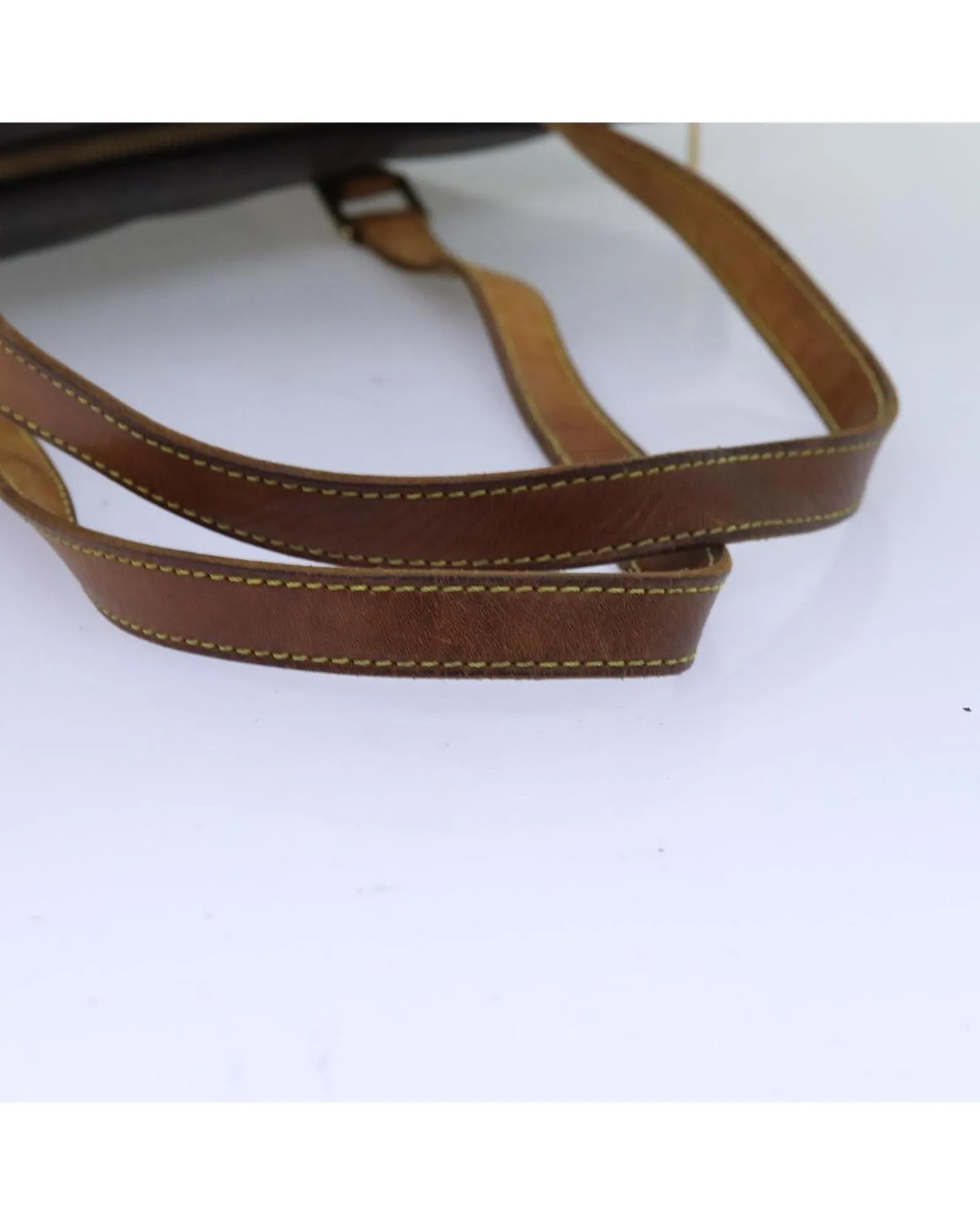 LOUIS VUITTON Lockme II Monogram Canvas Tote Bag Brown