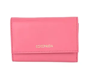 Portofel casual, dama, COCONUDA, 254-78 roz, piele naturala