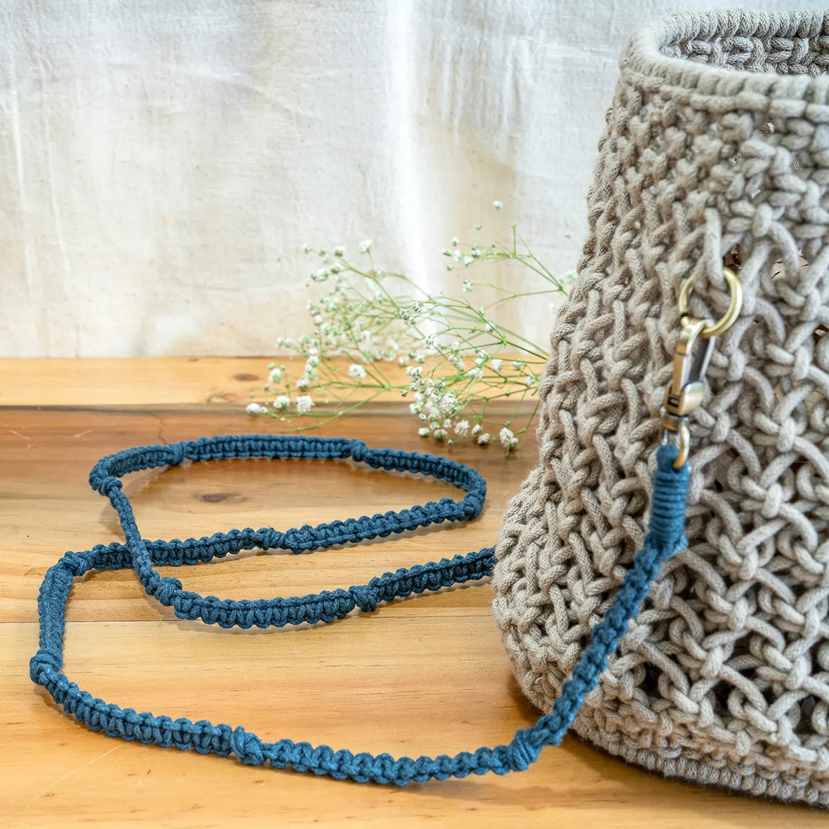 Pretty Hand-Knotted Bag Straps | Artistic | Hand-Crafted |  Macramé | Bag Accessories