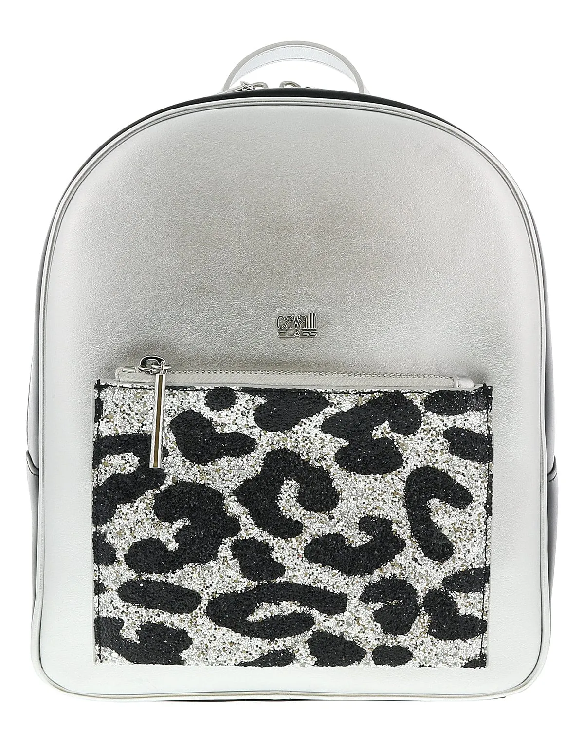 Roberto Cavalli GQLPAO G25 Silver/Black Milano Rmx 003 Backpack