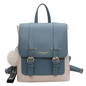 Sohiwoo Designer Leather Travel Backpack