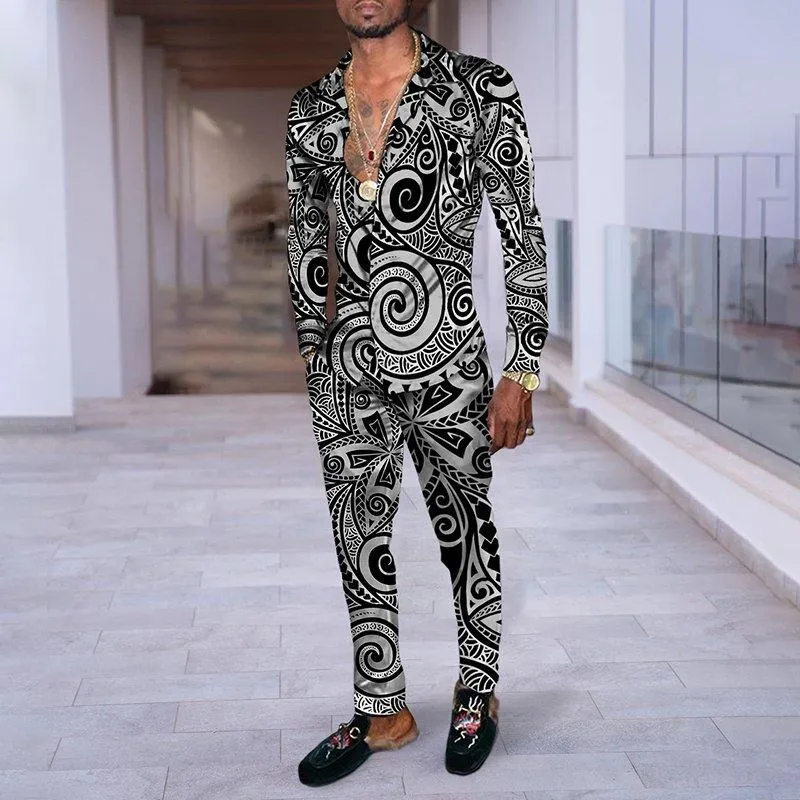 Stylish and Comfortable Casual Long Sleeve Shirt Suit