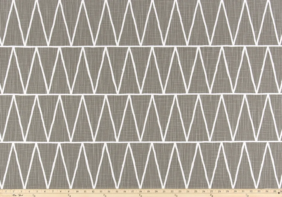 Terrain Flint Slub Canvas Fabric By Premier Prints