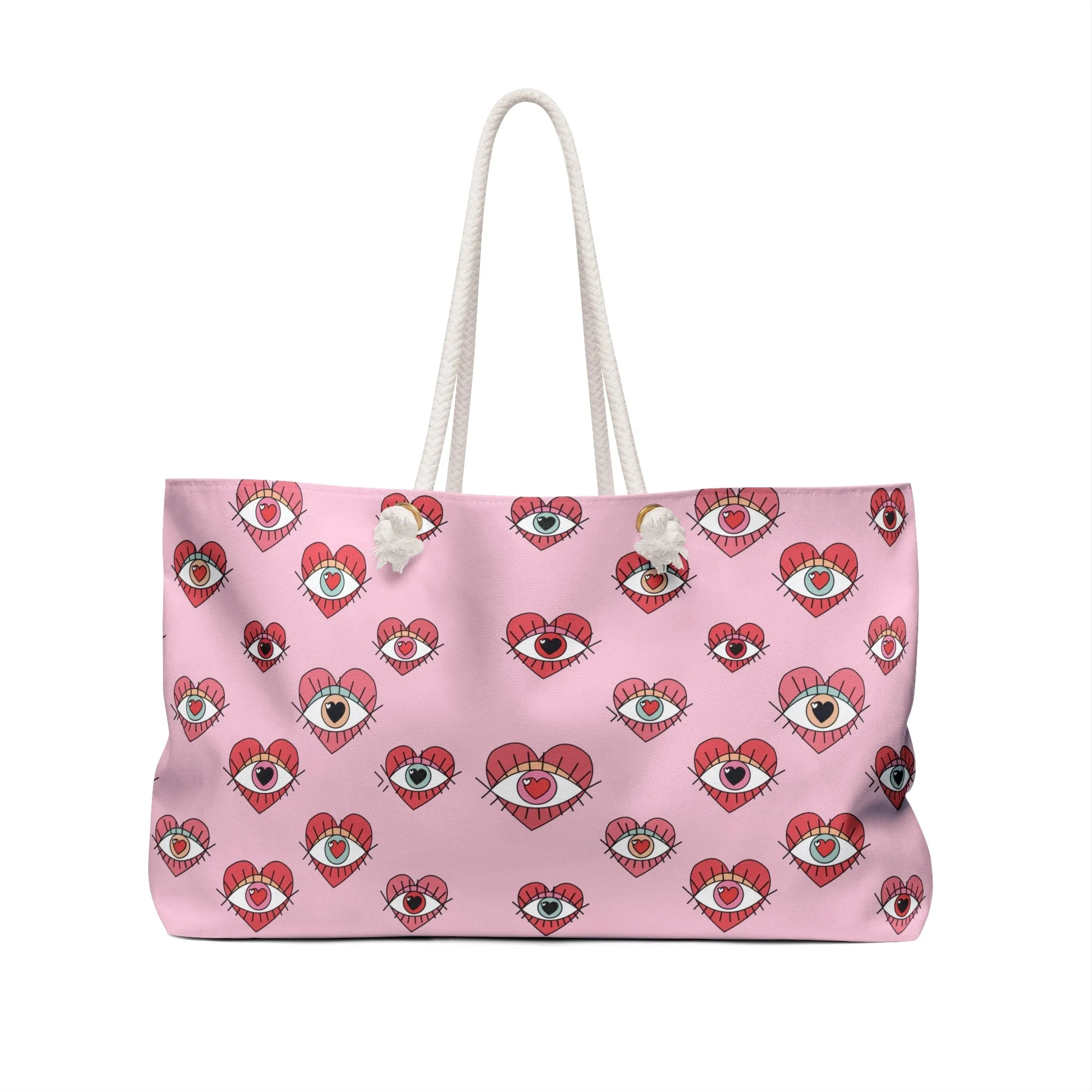The Eyes R Pink Beach Bag