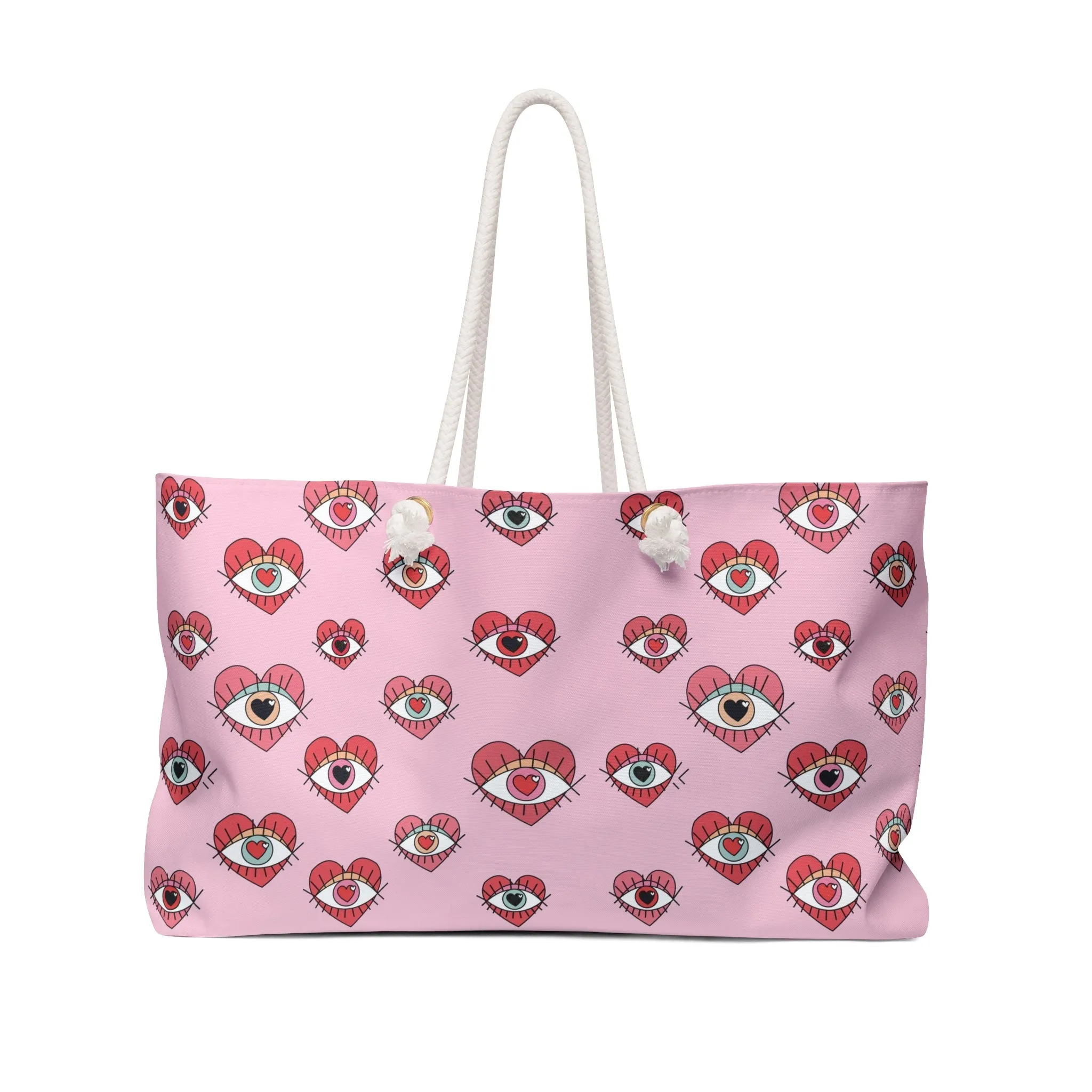 The Eyes R Pink Beach Bag