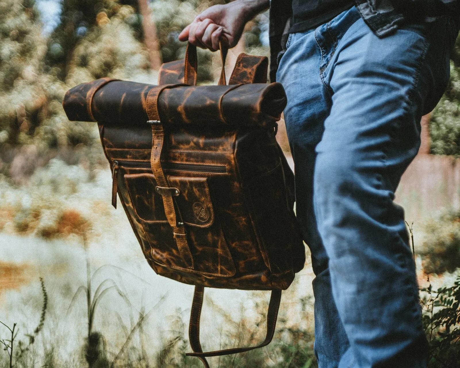 The Roosevelt Buffalo Leather Backpack