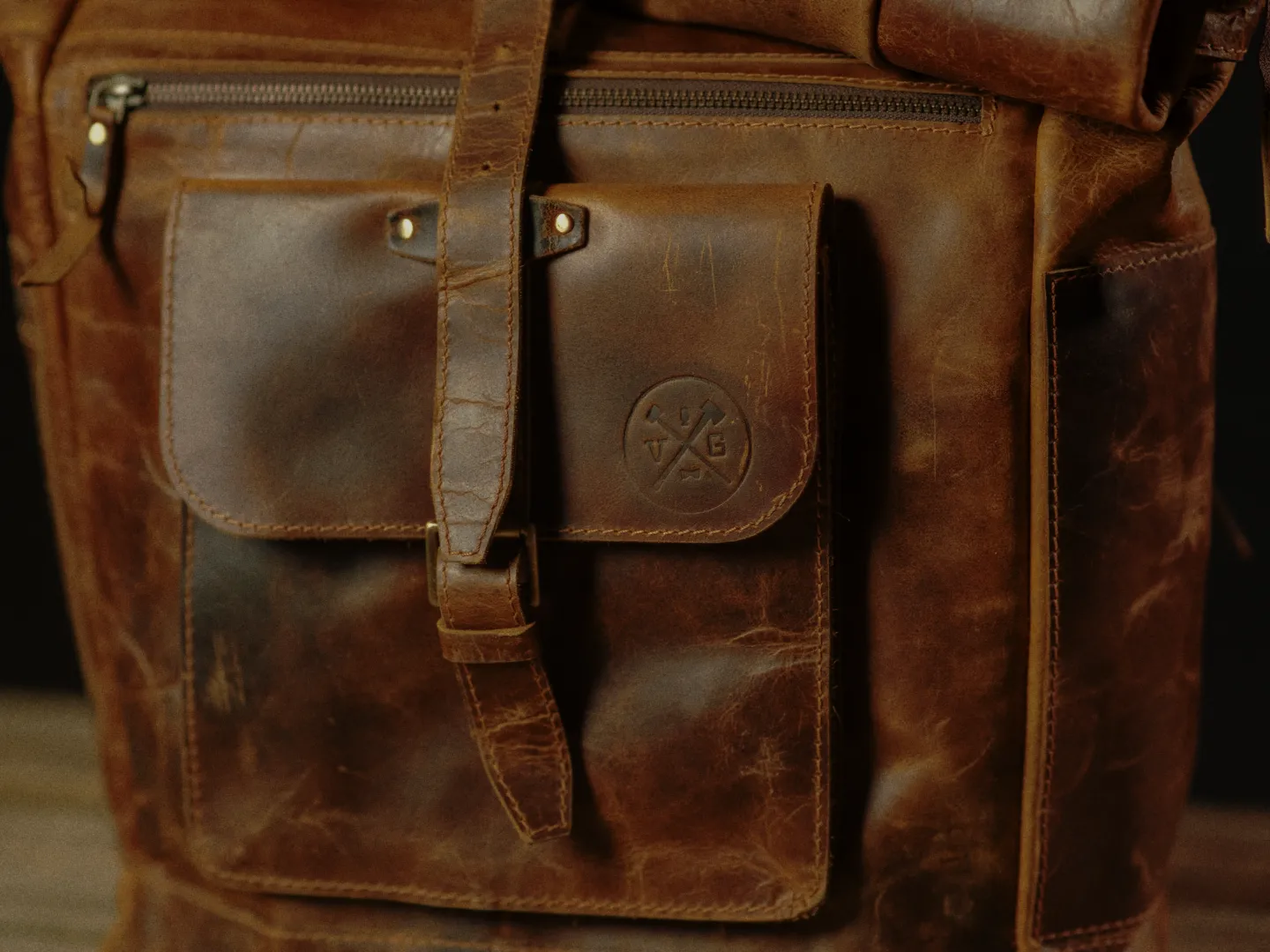 The Roosevelt Buffalo Leather Backpack
