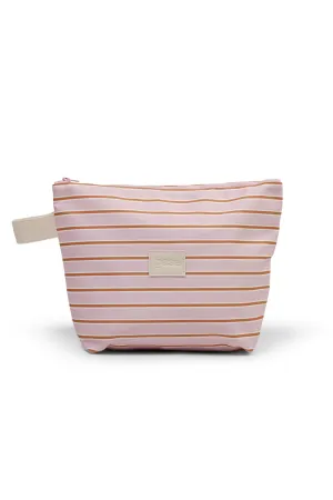 Wet Base Large| Soft Pink/Rust Stripe