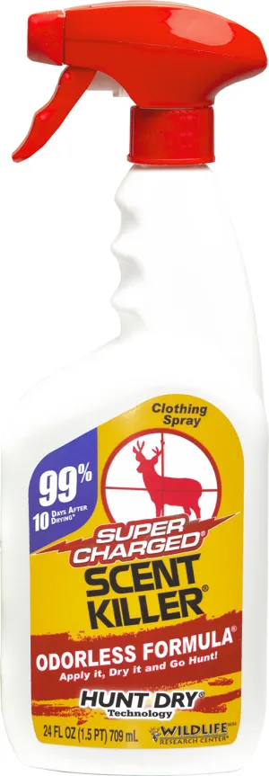 Wildlife Research Scent Killer Super Charged Odor Eliminator Odorless Scent 24 oz Trigger Spray
