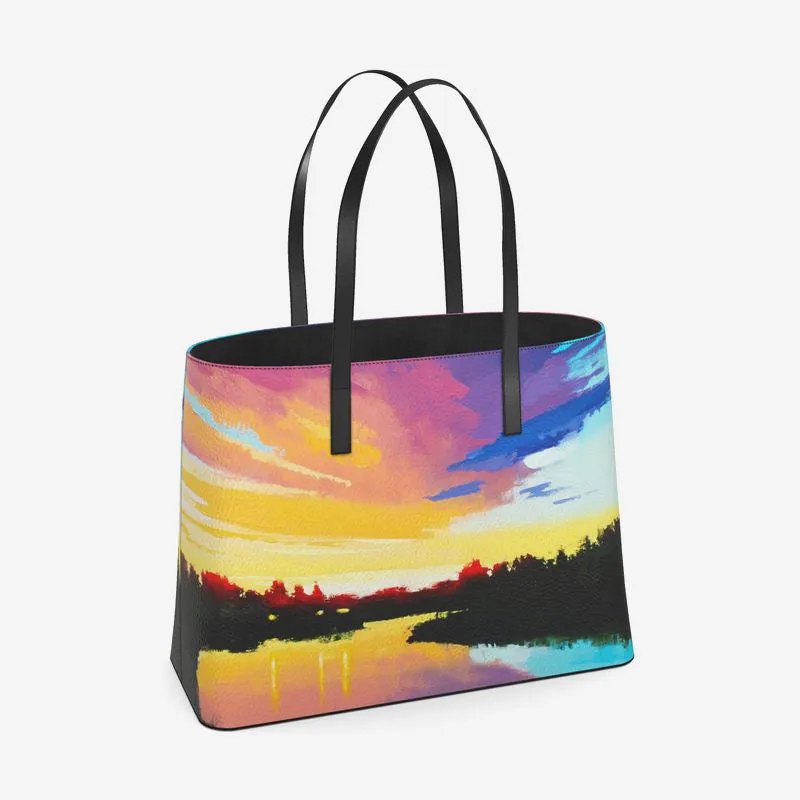 Winding River Leather Tote (Textured)