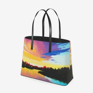 Winding River Leather Tote (Textured)